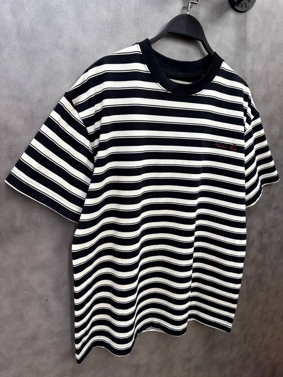 футболки оверсайз мужские,мужская футболка,футболка с полосками,футболка martine rose оверсайз