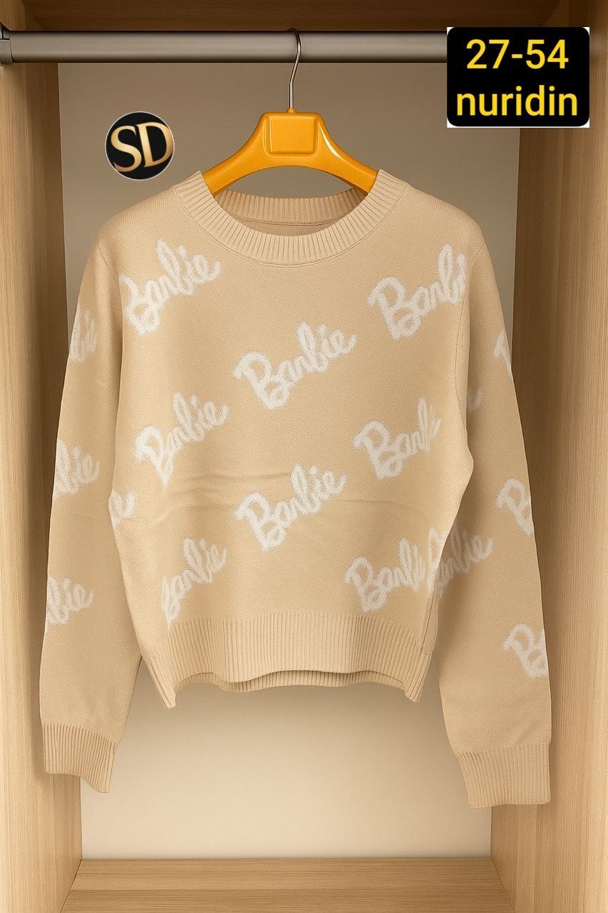 свитер женский,свитер оверсайз вязаный barbie,свитер,кофта женская,кофта свитер женский