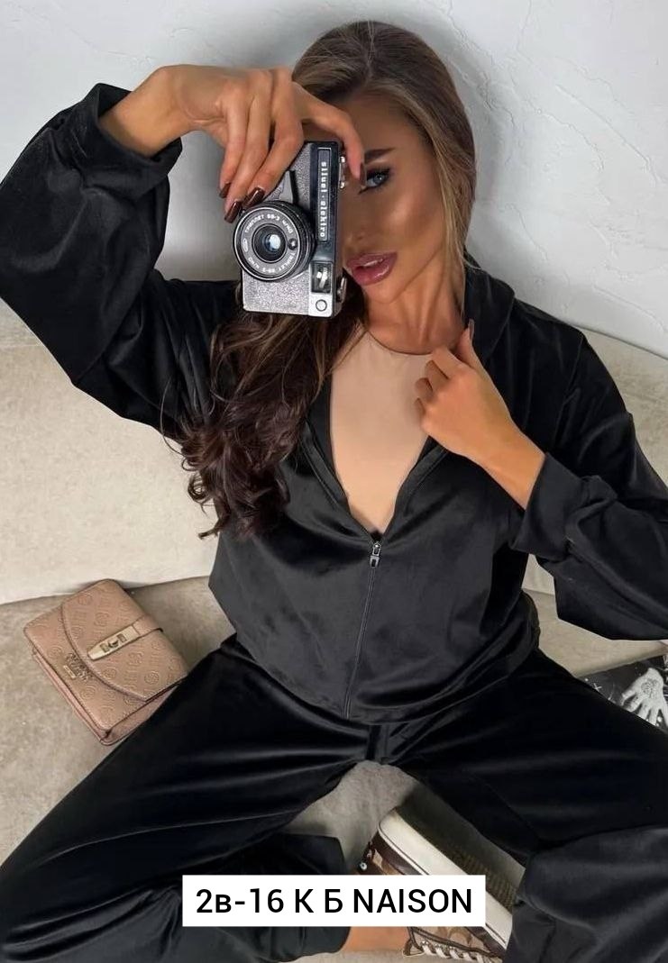 костюм велюровый бархатный с капюшоном и брюками палаццо zakiya shop,костюм велюровый бархатный с капюшоном и брюками палаццо zakiya shop цвет графит,велюровый костюм 2026,костюм женский велюровый,кос