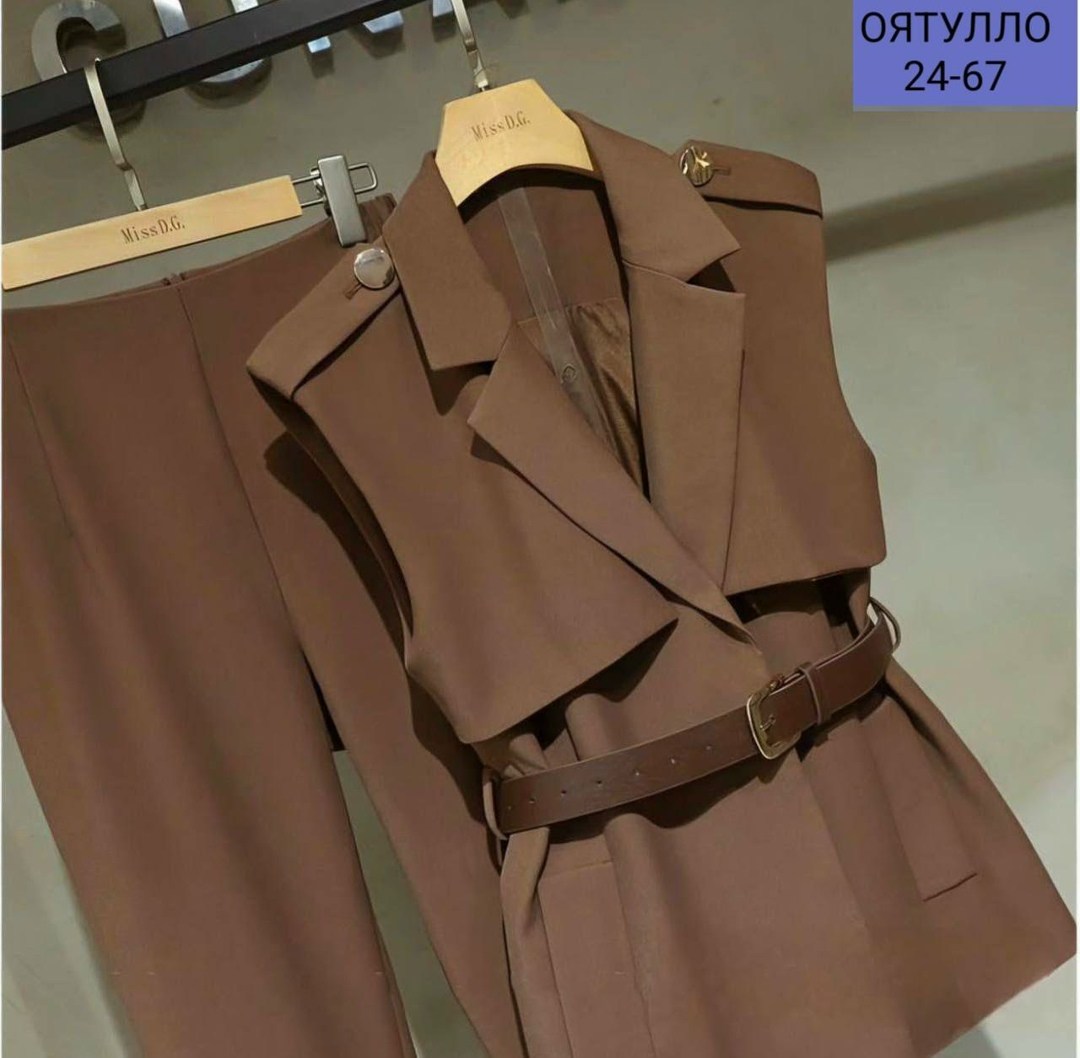 костюм тройка,женский повседневный брючный костюм vgh,брючные женские костюмы,брючный костюм женский клеш,женский пиджак с поясом