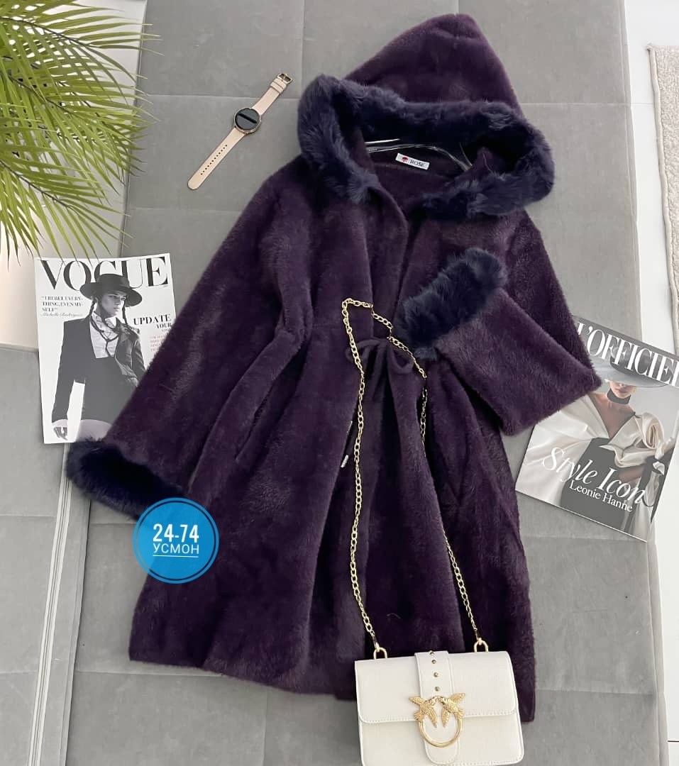 норковая шуба с капюшоном,норковая шуба,шуба удлиненная из экомеха с капюшоном biscolli,шуба с капюшоном,шуба