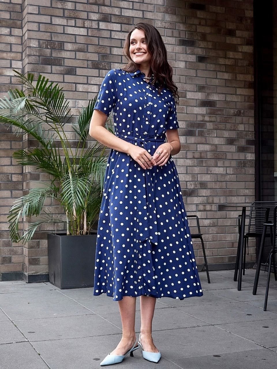 платье летнее,платье синее в горох,платье в горошек синее,платье летнее женское,синее платье в белый горошек