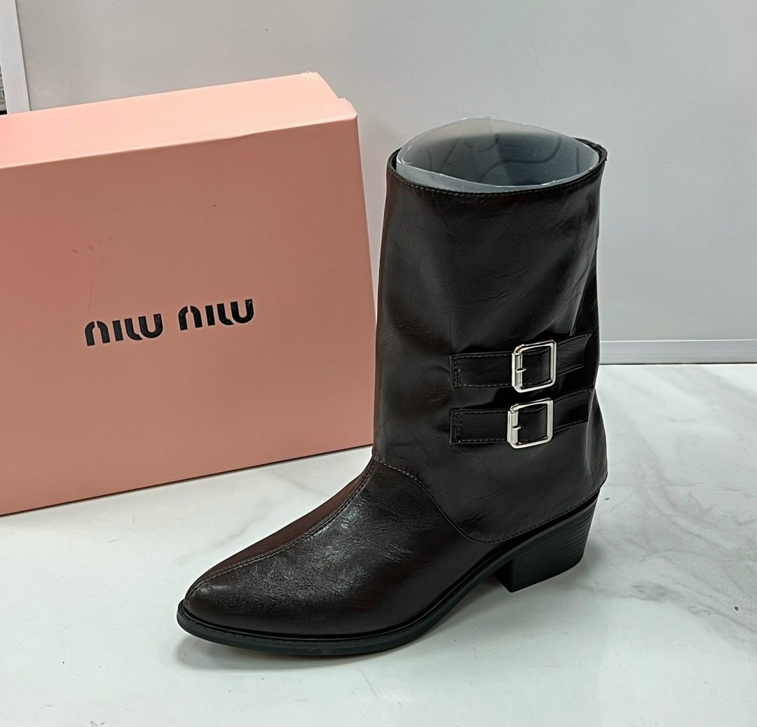 сапоги miu miu,,ботинки miu miu,сапоги короткие,сапоги миу миу
