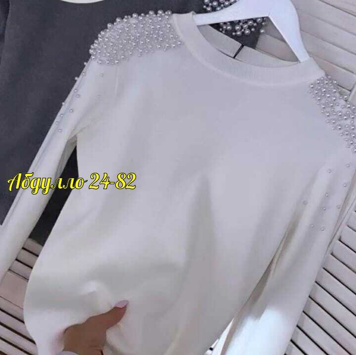 кофта с бусинками,кофта женская,кофта женская трикотажная с бусинами,кофта с длинным рукавом теплая с жемчугом,кофта с жемчужинами