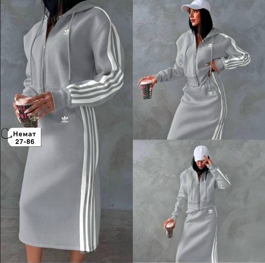 костюм женский,костюм-двойка,костюм адидас ориджинал женский,костюм с платьем,адидас женский