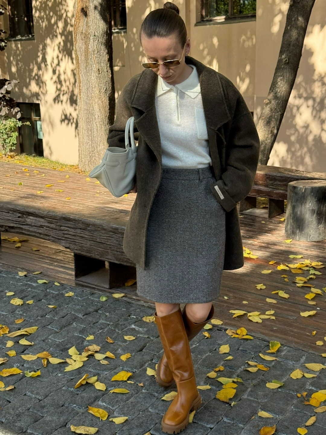 пальто оверсайз,серое пальто,пальто женское,модное пальто,пальто кокон