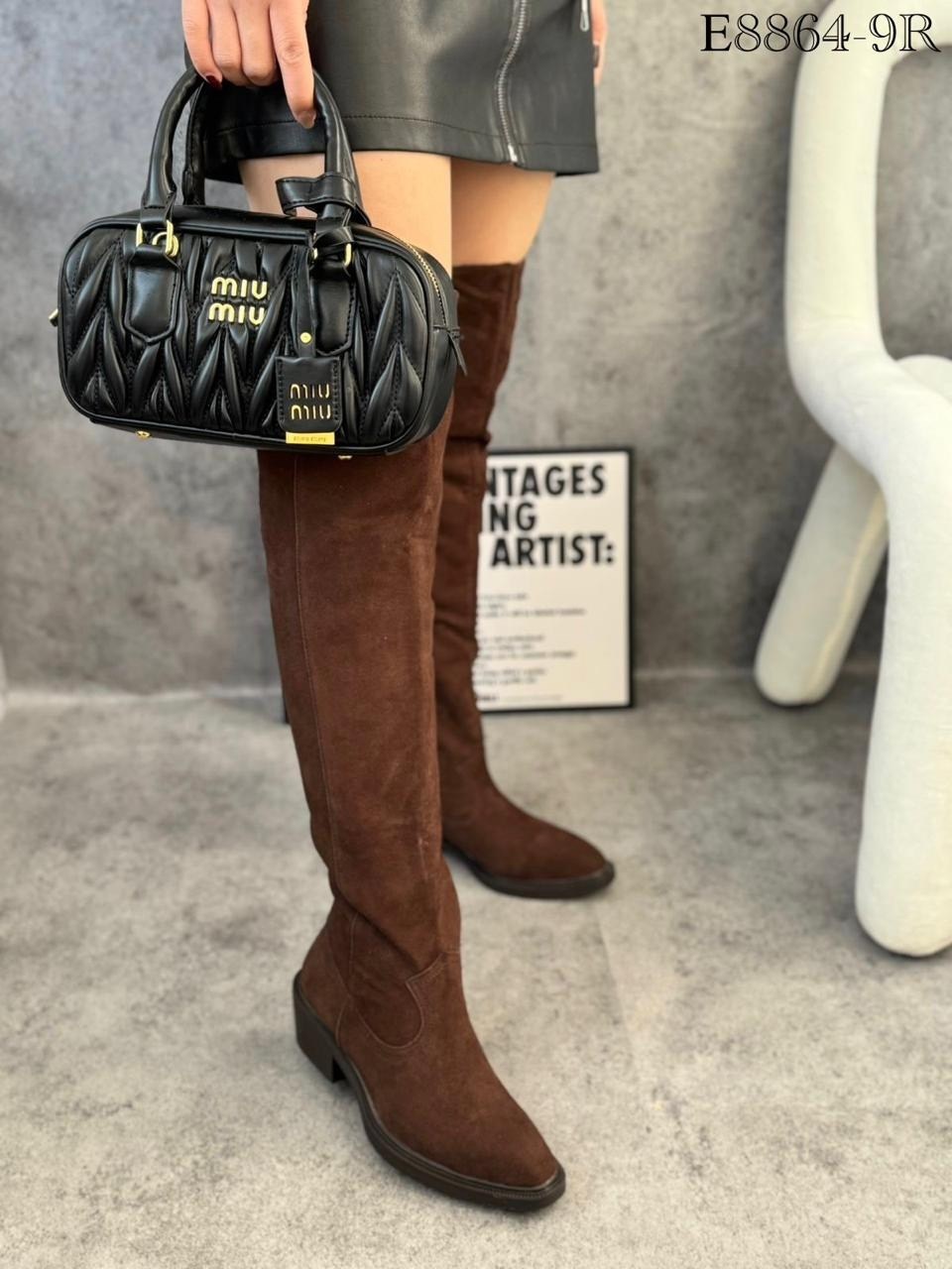 сапоги замшевые,сапоги женские,сапоги казаки женские натуральная замша коричневый,замшевые сапоги эллос,сапоги