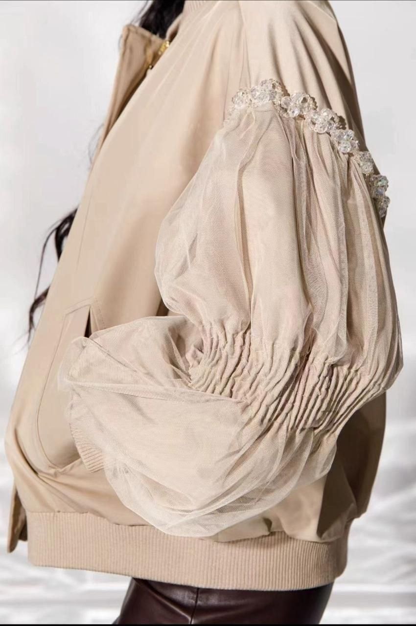 куртка бомбер,куртка бомбер женская,бомбер бежевый,куртка,оверсайз бомбер