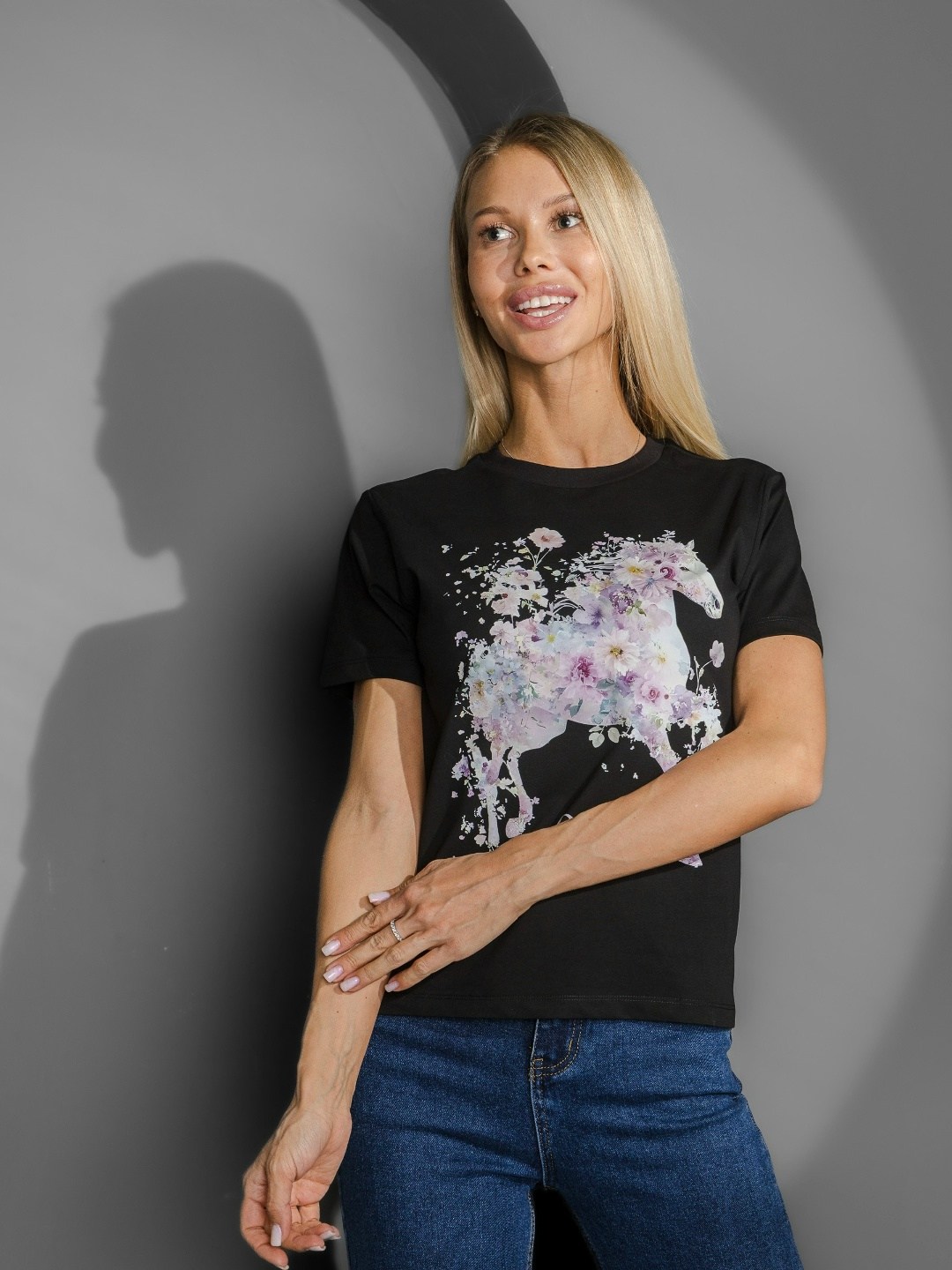 женская футболка,футболки женские с принтом,футболка с принтом,футболка,футболка женская черная