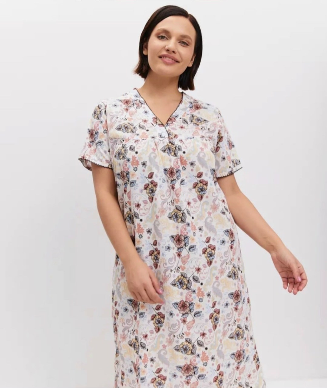 ночная сорочка трикотажная хлопок mironia,ночная сорочка женская,ночная сорочка трикотажная хлопок,ночная сорочка mironia,ночная сорочка