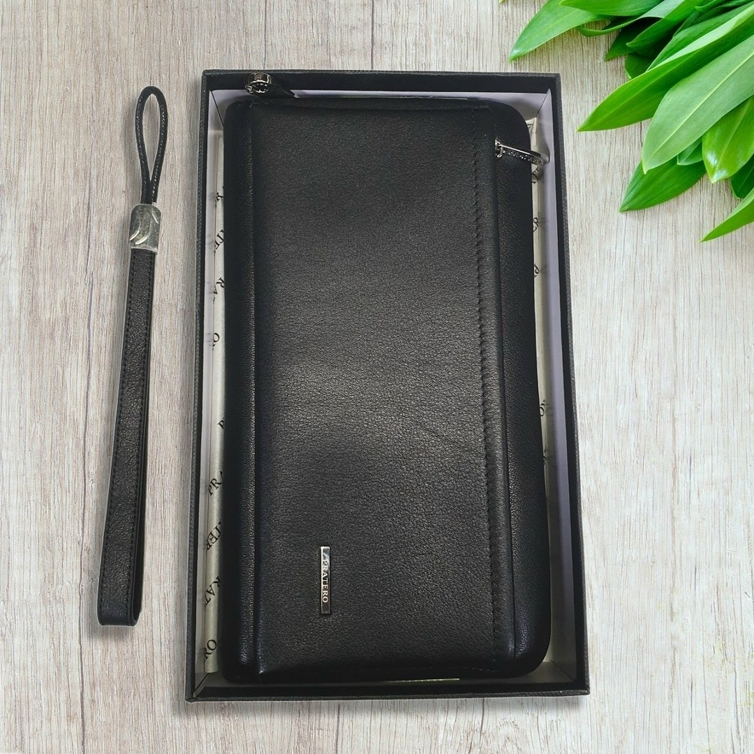 портмоне-клатч мужской из натуральной кожи,клатч мужской кожаный pratero 20911 black,портмоне мужское,мужской клатч,клатч армани мужской