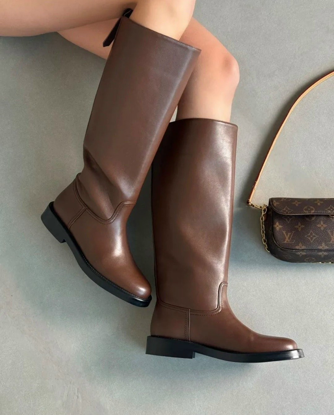 сапоги,женские сапоги до колена из натуральной кожи,сапоги трубы,коричневые сапоги,женские сапоги