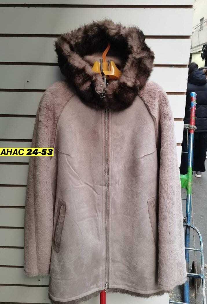 дубленка женская бежевая коричневый мех tr-1006m,дубленка женская,дубленка женская трапеция f-422,женская дублёнка большого размера производства италия,зимняя куртка дубленка с капюшоном dana zana