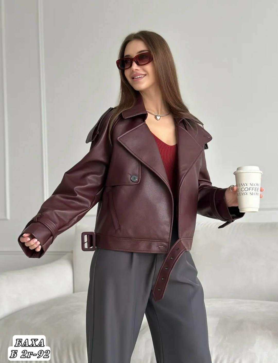косуха бордовая оверсайз chauzi 302317526,косуха бордовая оверсайз chauzi,куртка-косуха из экокожи twinset,кожаная куртка косуха женская,косуха куртка кожаная оверсайз chauzi