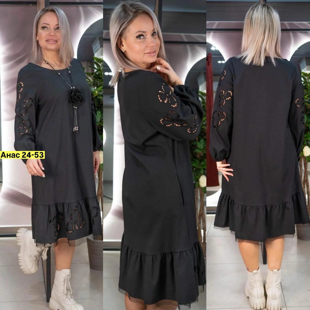 платье,платье женское,платье черное,платье миди,платье креп