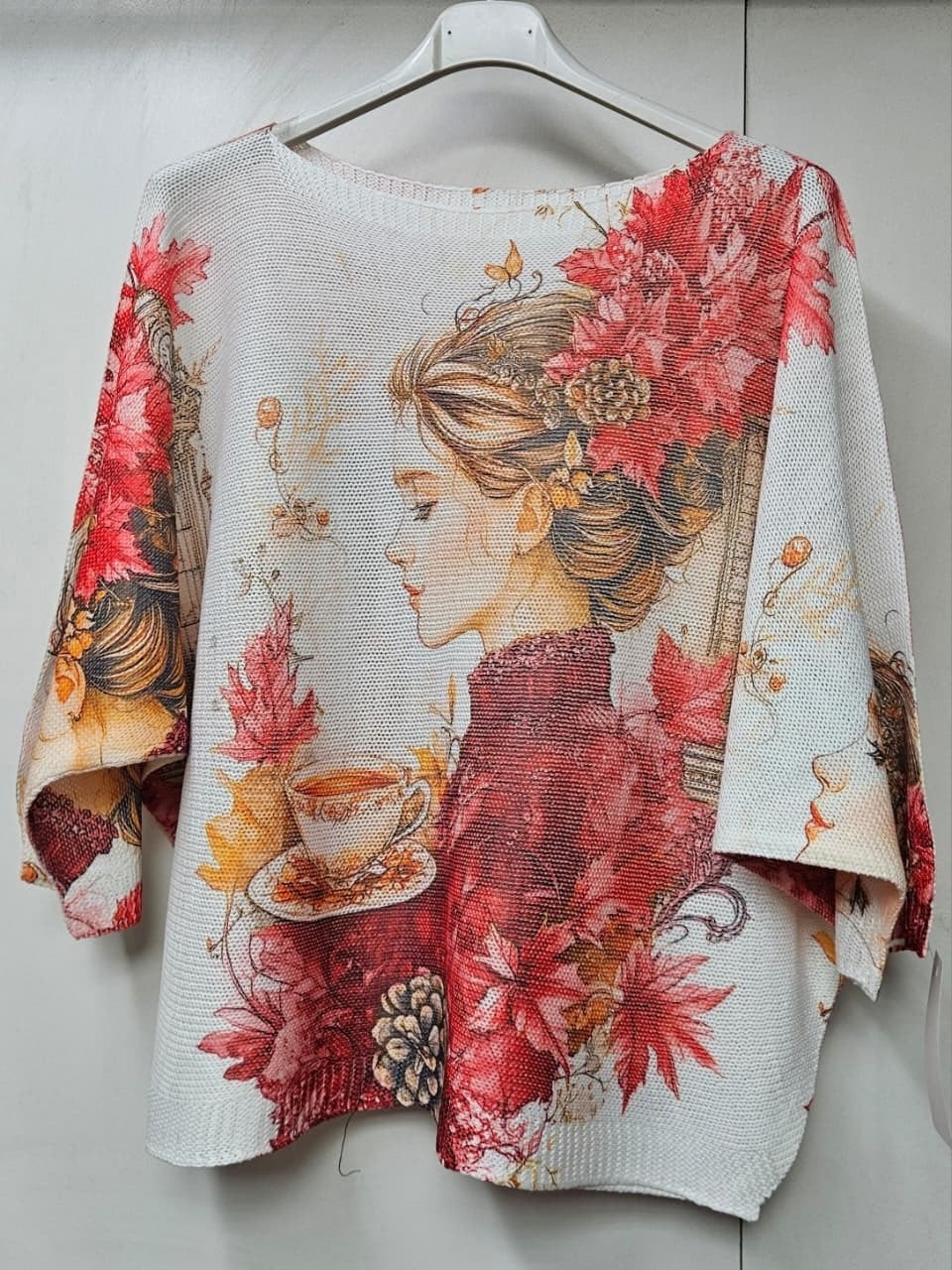 свитшот "сказочные домики",джемпер с принтом,свитшот "сказочные домики" novi-natali,джемпер,летние женские футболки