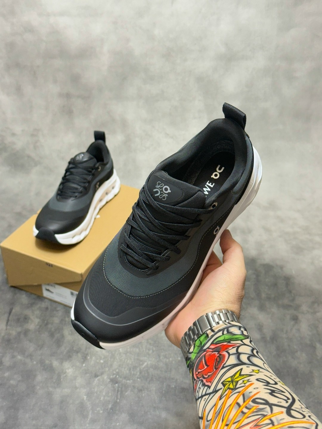 кроссовки loewe,,женские кроссовки,спортивные кроссовки,кроссовки черные