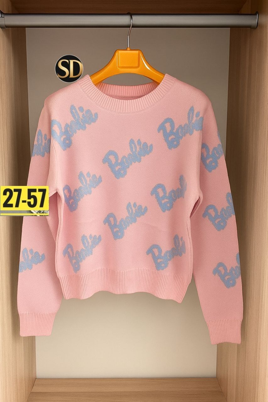 кофта женская,свитер женский,свитер оверсайз вязаный barbie,свитер,свитшот женский