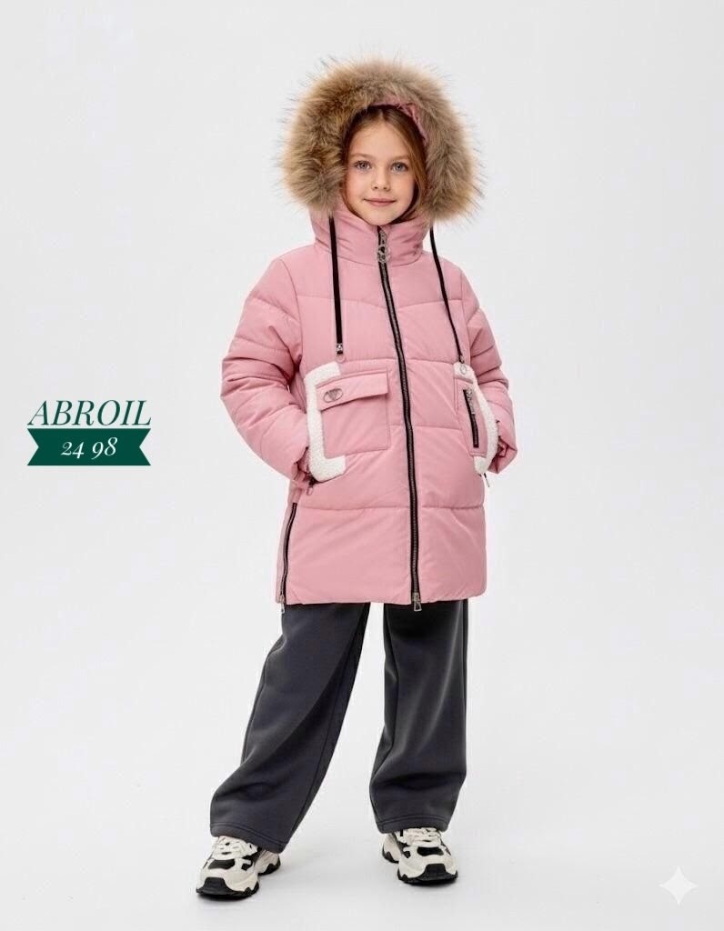 куртка зимняя для девочек,пальто для девочек,пальто зимнее для девочек,куртка зимняя для девочек с мехом romario kids цвет бежевый,пальто утепленное lc.janiee