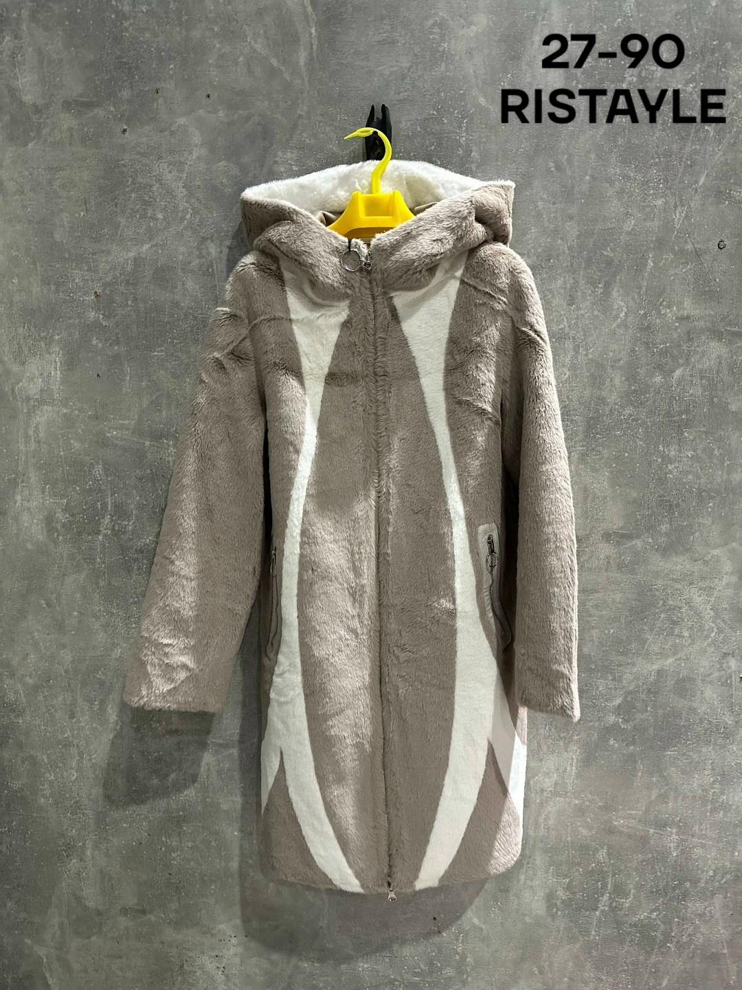 пальто зимнее длинное с капюшоном из эко меха klasika moda,двухсторонняя дубленка,дубленка женская,двухсторонняя шуба-дубленка,дубленка двусторонняя