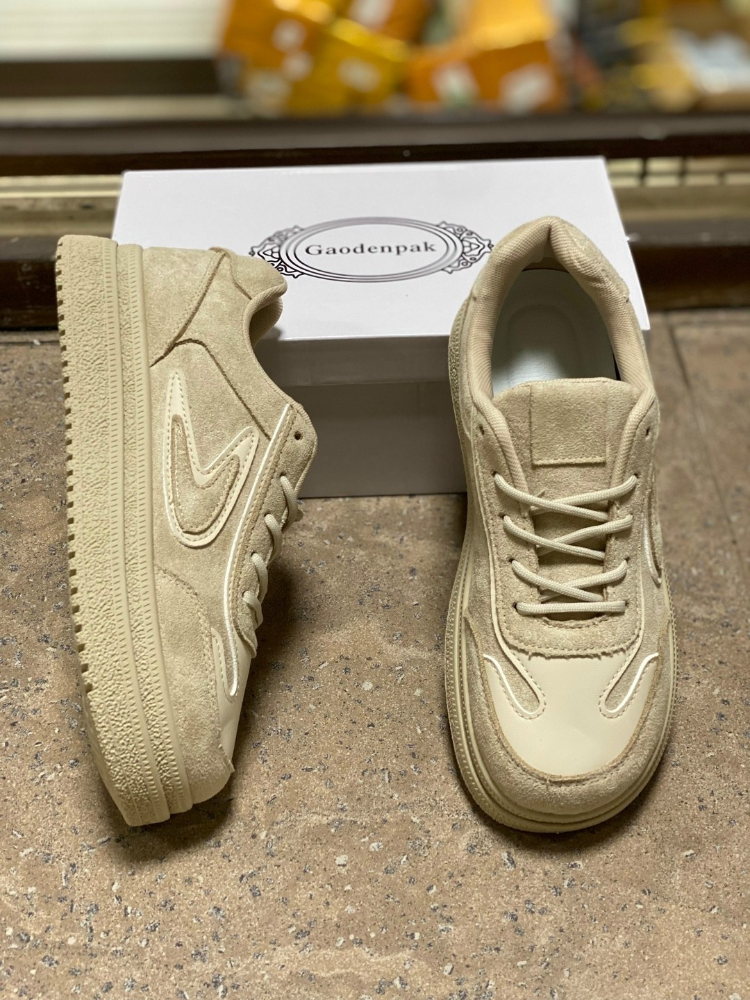 кроссовки женскиe,, повседневные,спортивная ,бежевые кроссовки