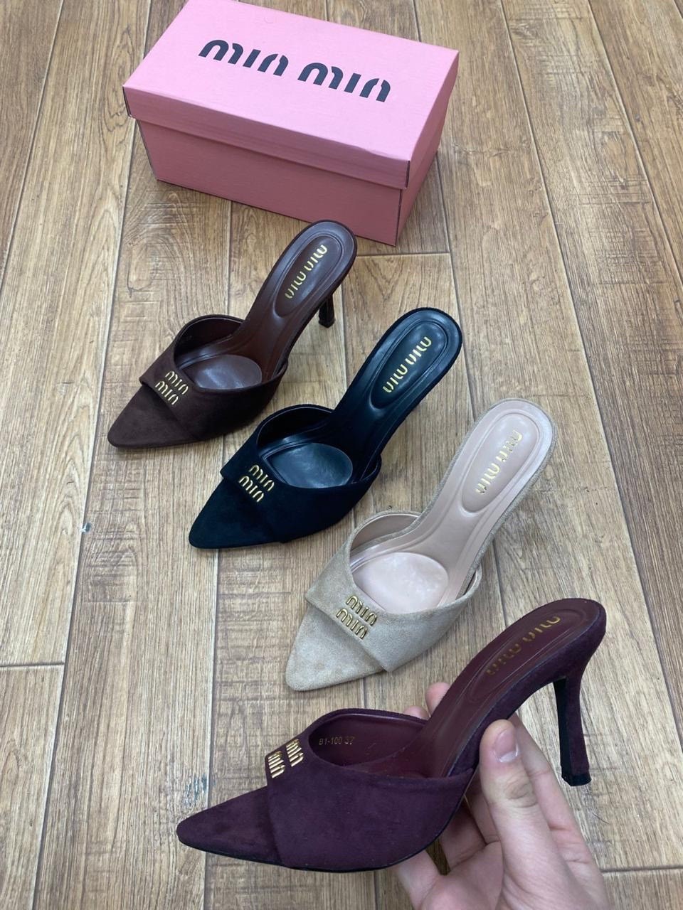 ,туфли miu miu,босоножки женские, женская,мюли женские