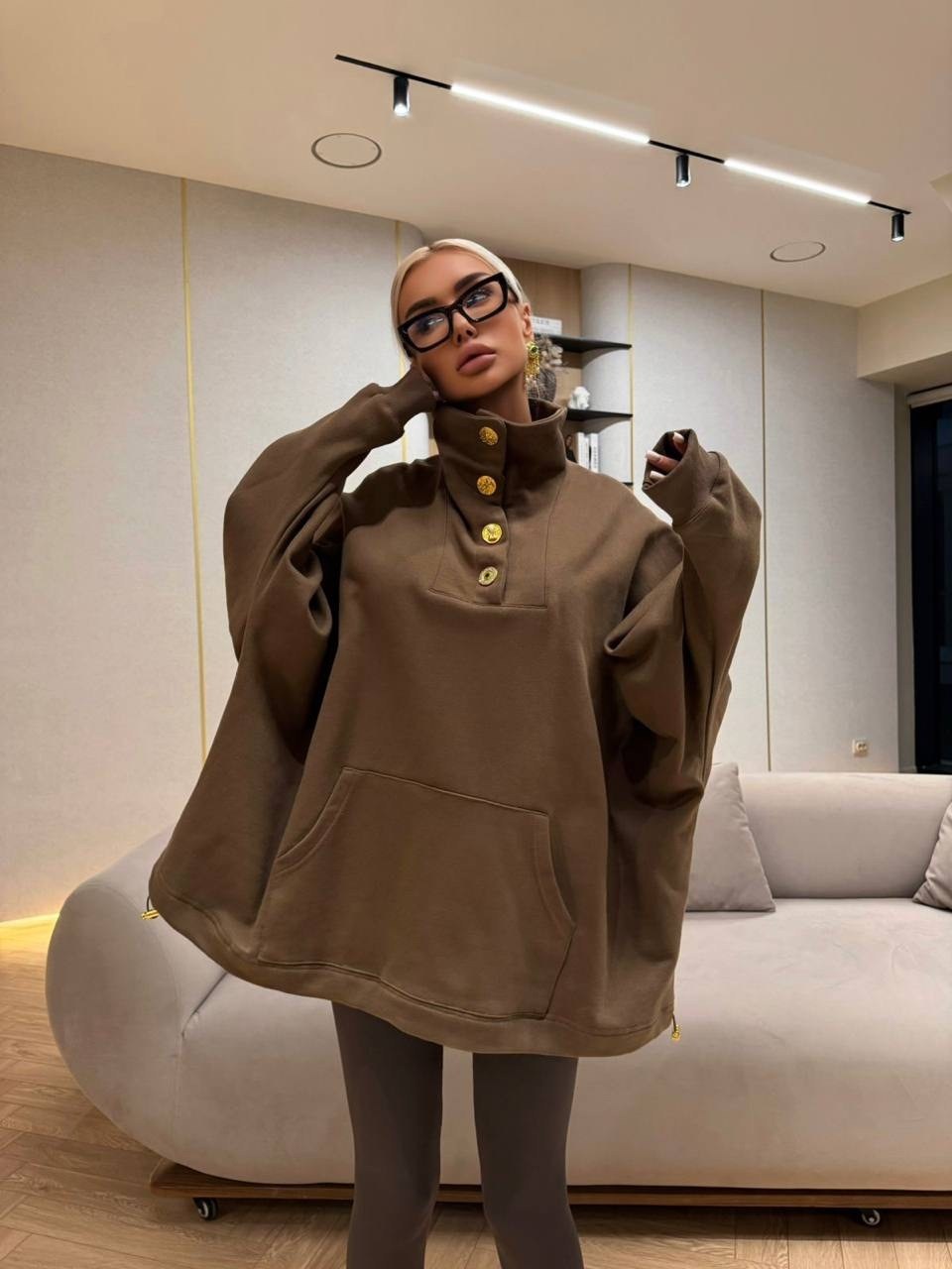 худи оверсайз,свитшот женская,бежевый свитшот,худи женская оверсайз,женская кофта оверсайз