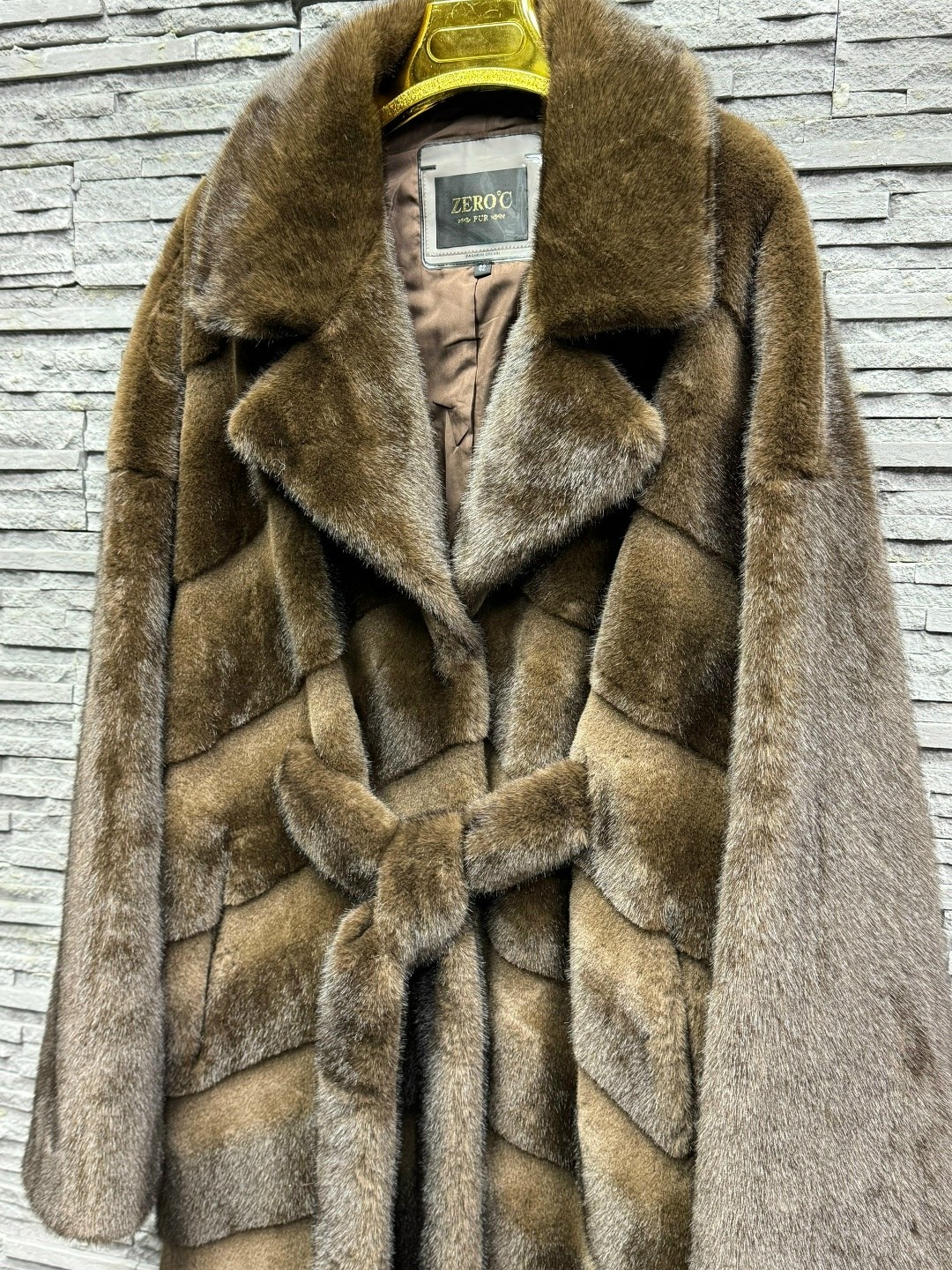 норковая шуба nafa натурального коричневого цвета,норковая шуба,шуба норка,шуба модель халат норка,шуба халат из норки