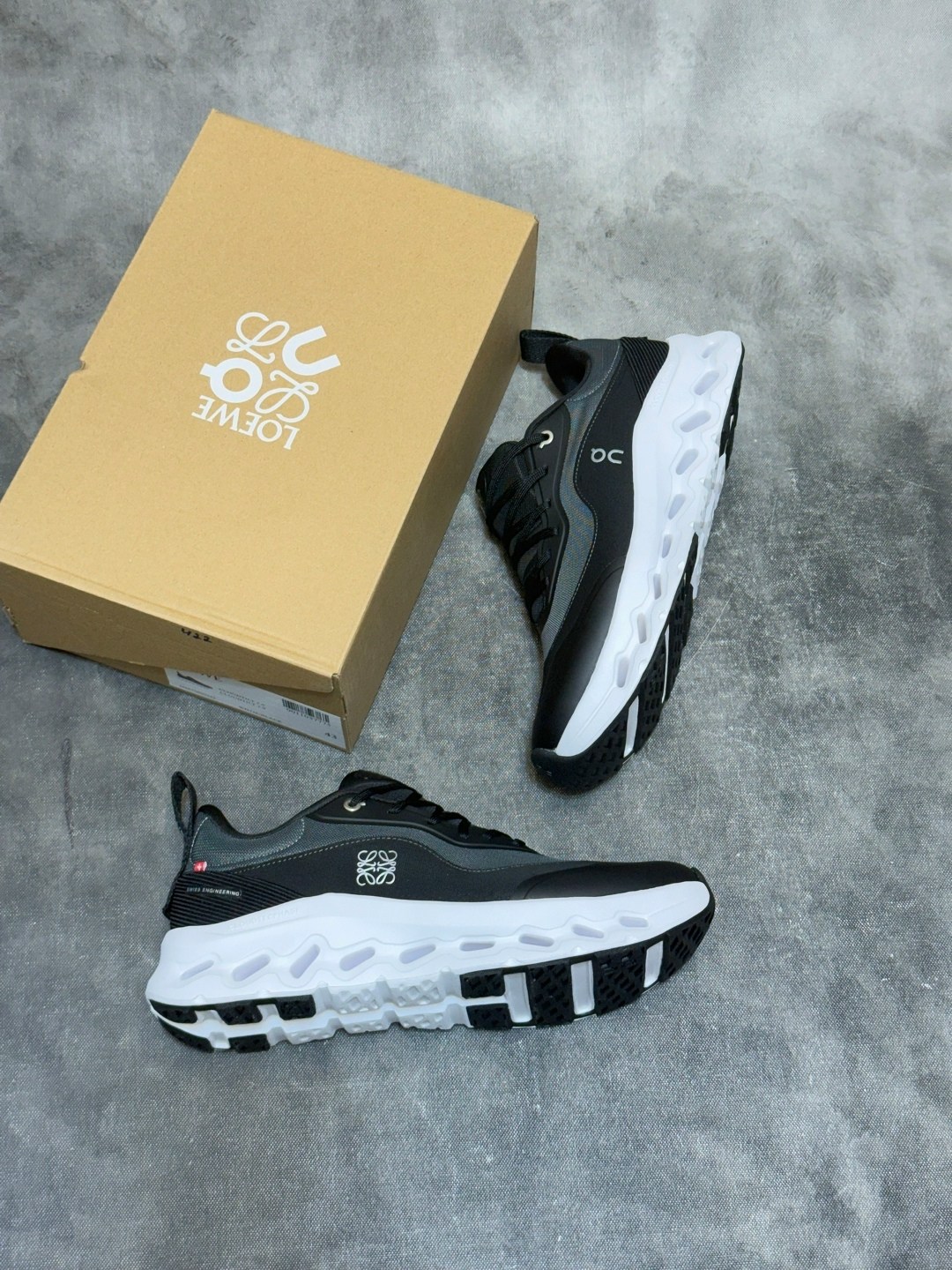 кроссовки loewe,,женские кроссовки,спортивные кроссовки,кроссовки черные