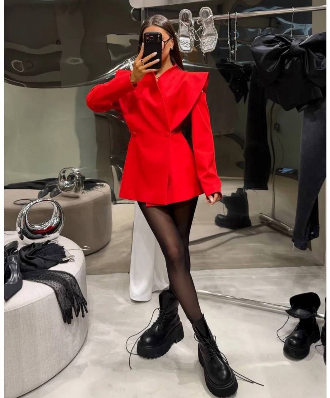 пальто модное,пиджак красный женский,красный пиджак,образ с пальто,пиджак