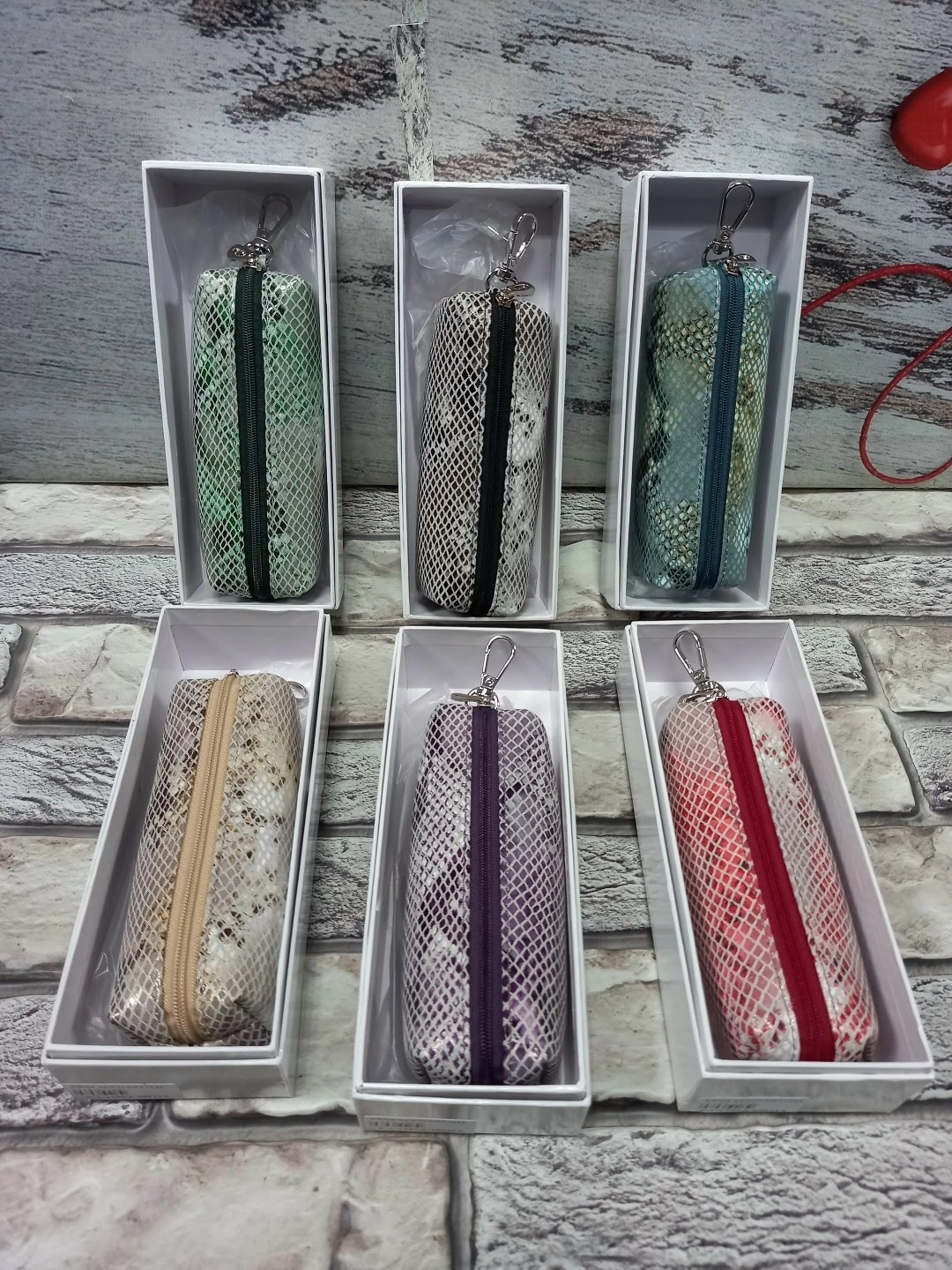 ключница кожаная,ключница на молнии,ключница,ключница из кожи,ключница под змеиную кожу