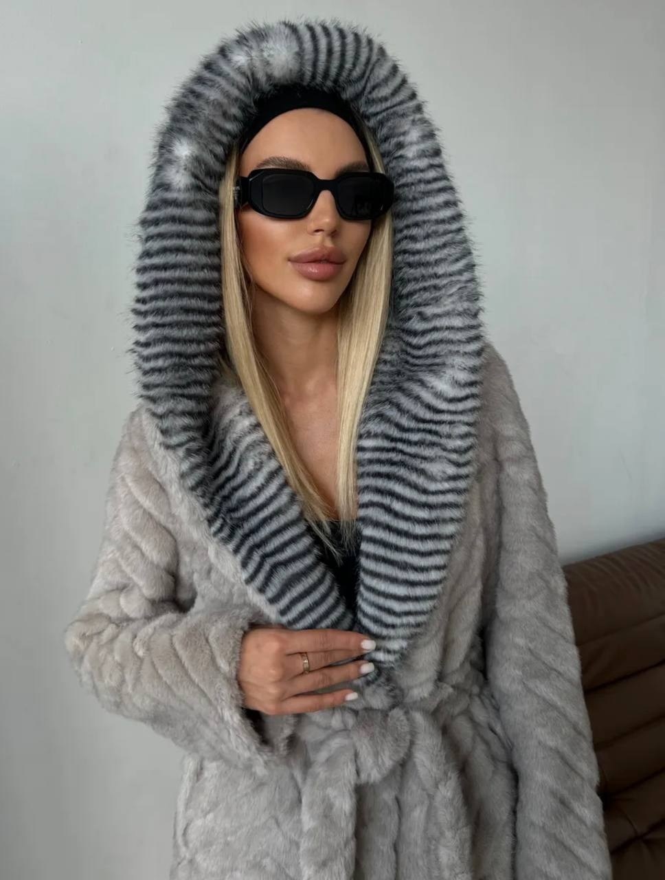 пальто комбинированное,шуба,шуба женская,шубка,искусственная шуба