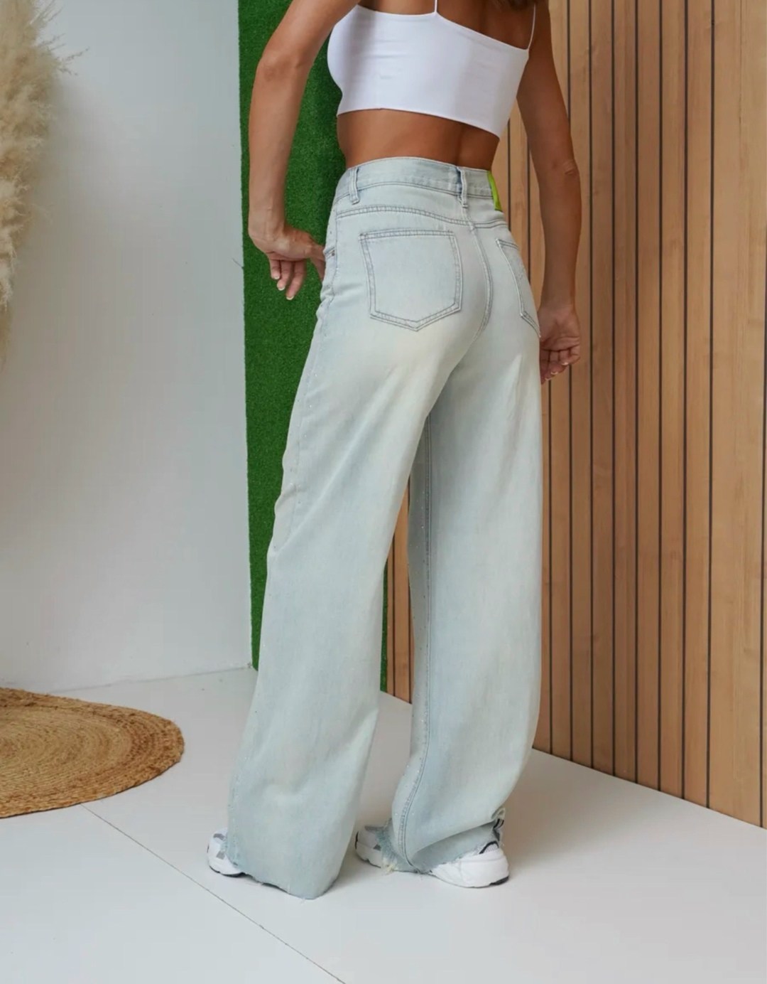 джинсы трубы женские с высокой посадкой,джинсы женские широкие,женские джинсы,джинсы трубы с высокой посадкой joinse цвет светло-голубой,женские джинсы трубы