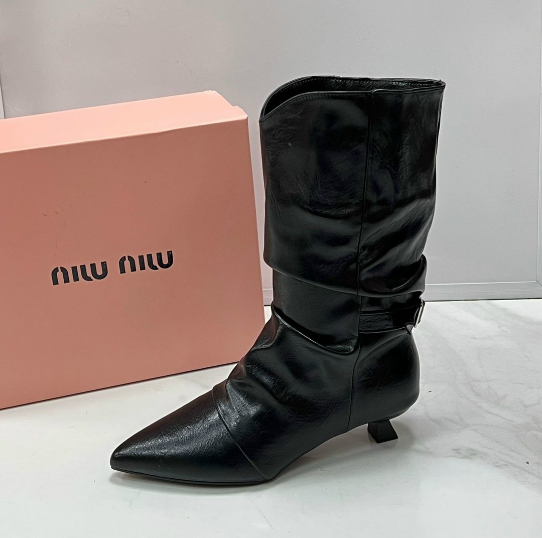 сапоги miu miu,,ботинки miu miu,сапоги короткие,сапоги миу миу