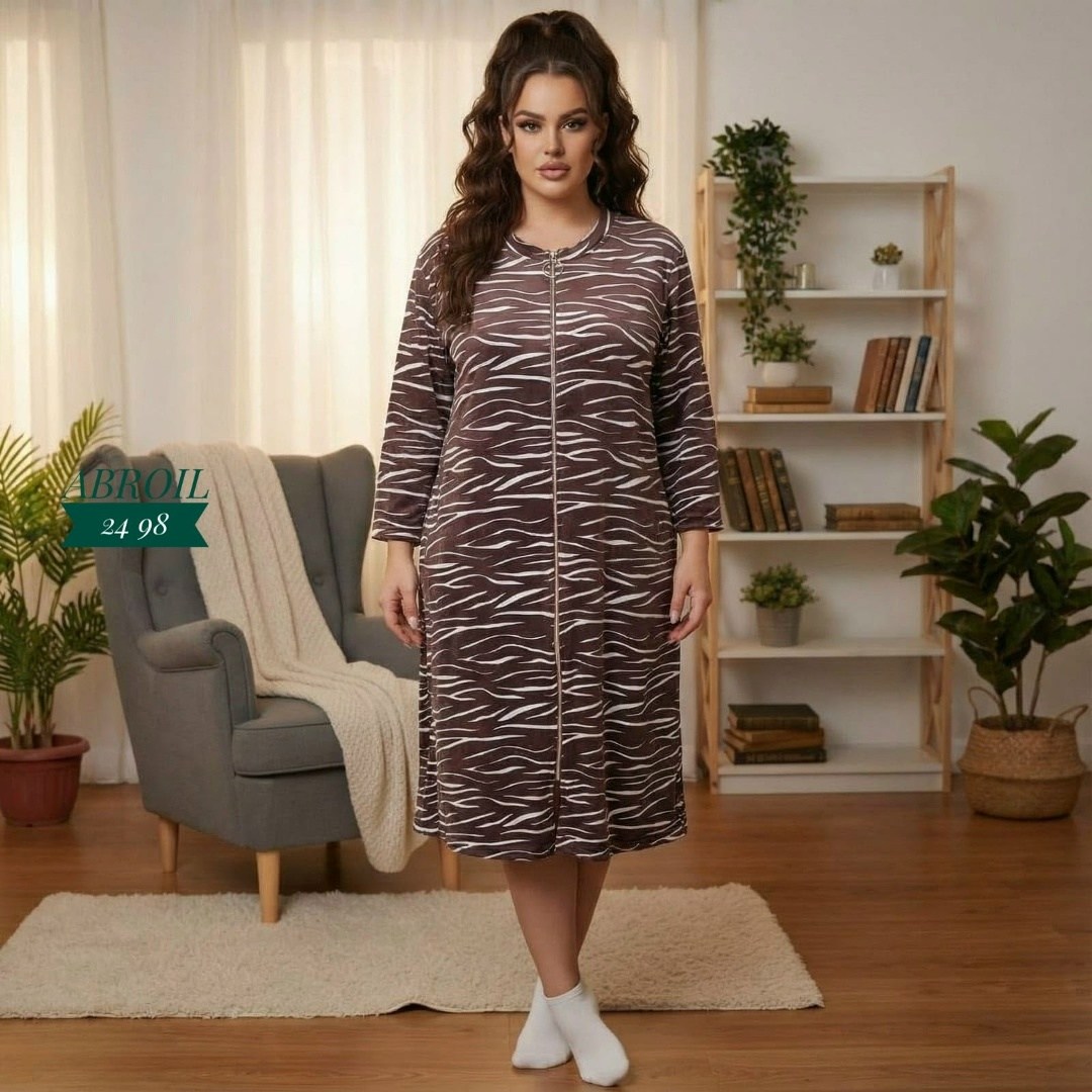 халат женский,халат женский больших размеров ларита,халат женский домашний на молнии велюровый большой размер вита текстиль,домашний халат для женщин,халат женский домашний