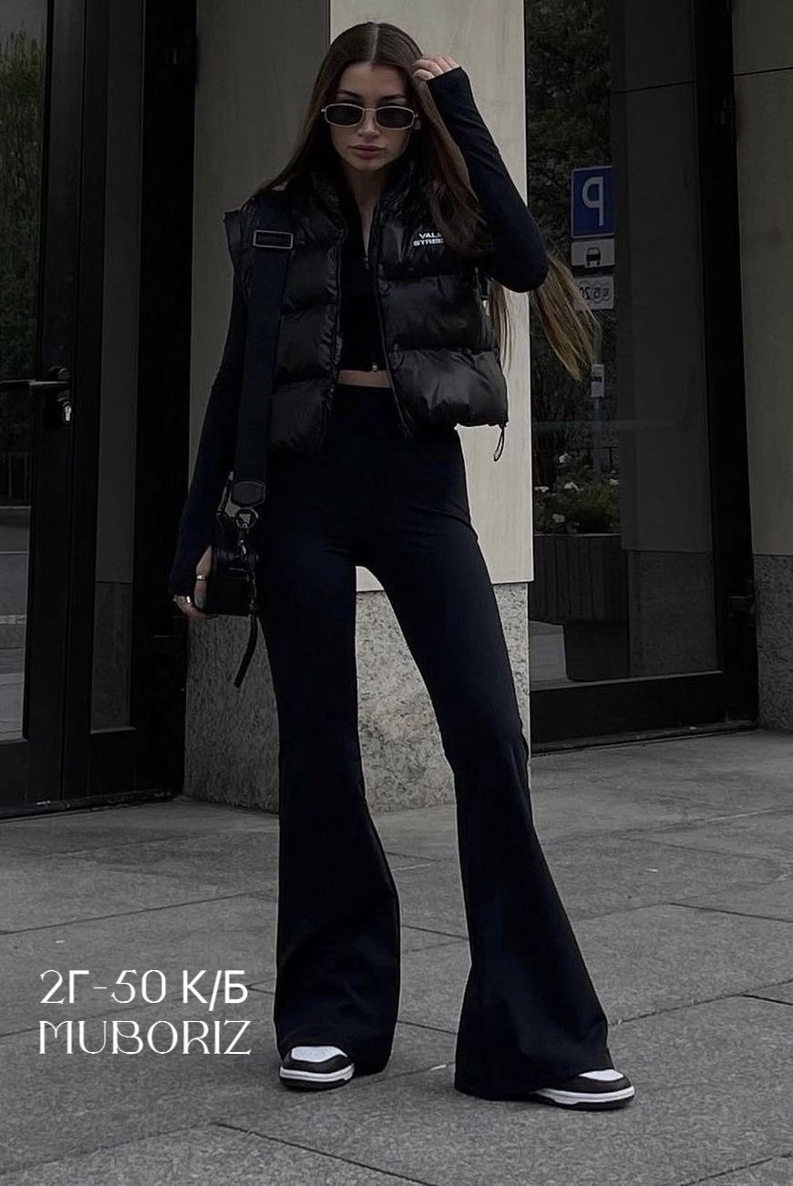 лосины клеш,черные штаны клеш,штаны клеш,стиль одежды,кожаные брюки клеш