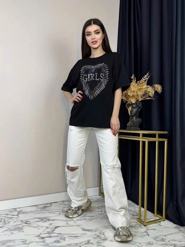 женская футболка,туника нарядная,футболки женская оверсайз,футболки женские с принтом,футболка со стразами женская