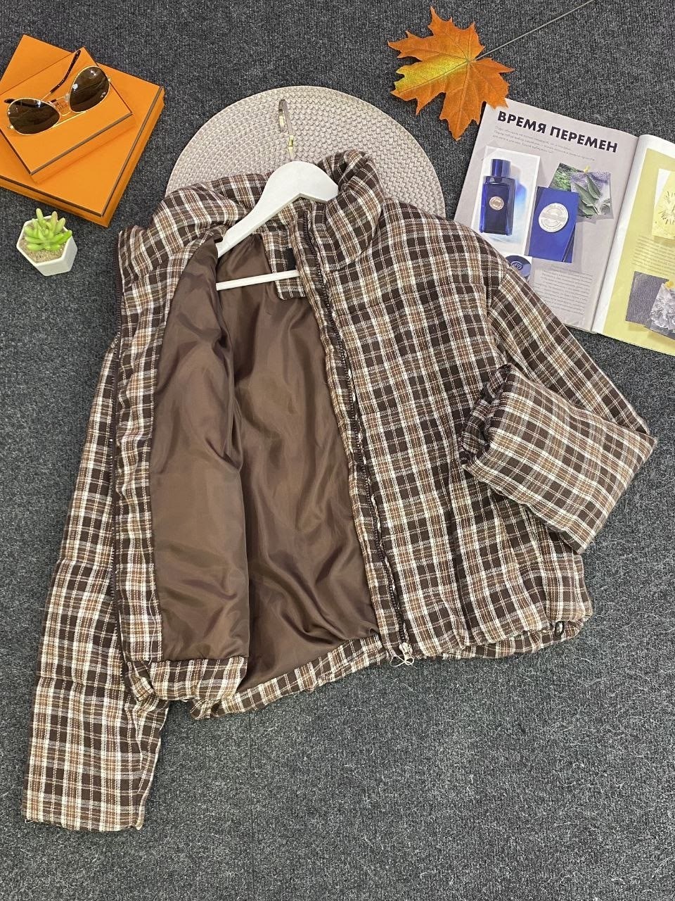 короткая куртка в клетку,куртка женская,куртка в клетку,женская короткая куртка в клетку,короткая куртка