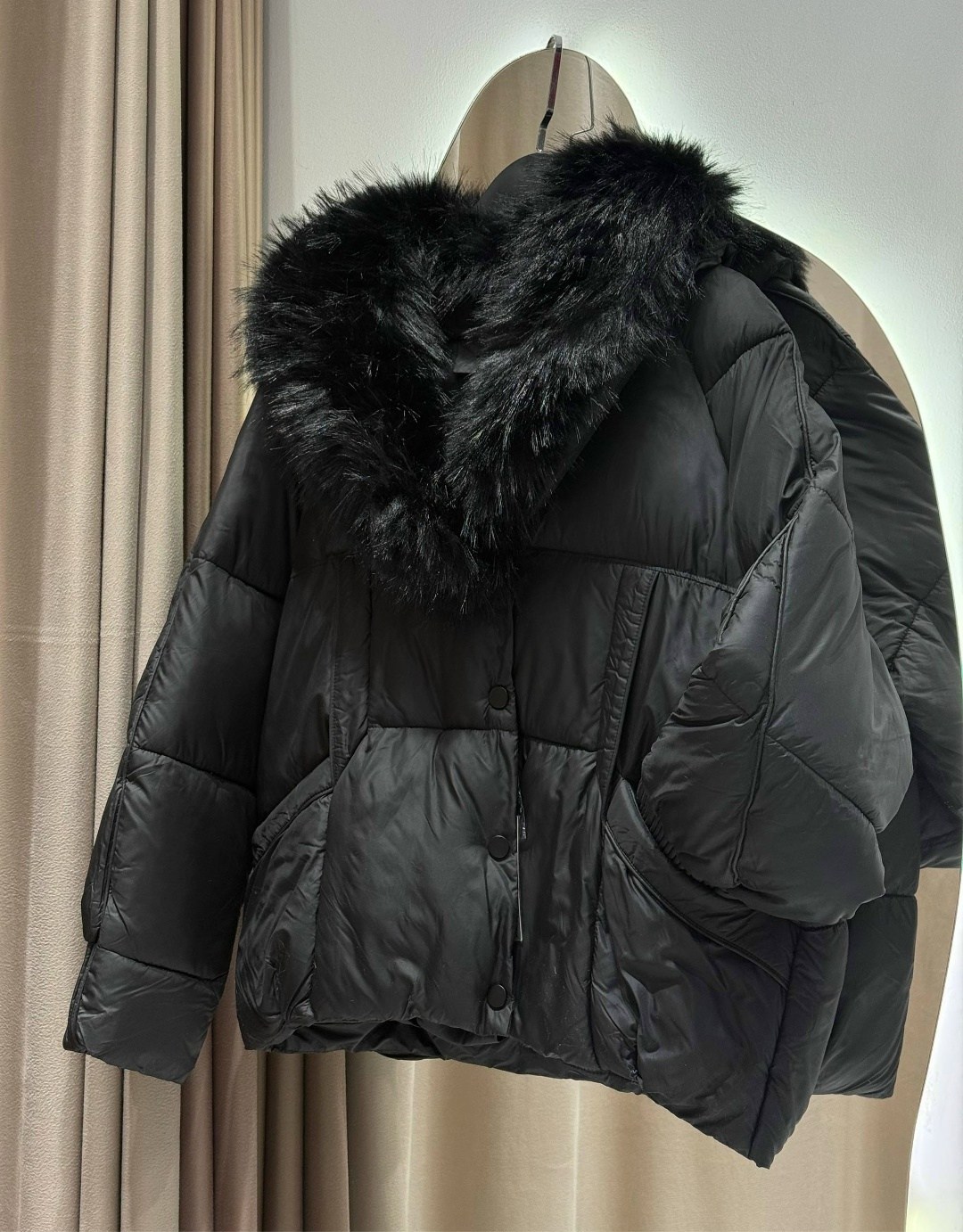 пуховик женский,куртка зимняя женская,куртка пуховик,куртка - пуховик с мехом чернобурки city furs,пуховик с мехом