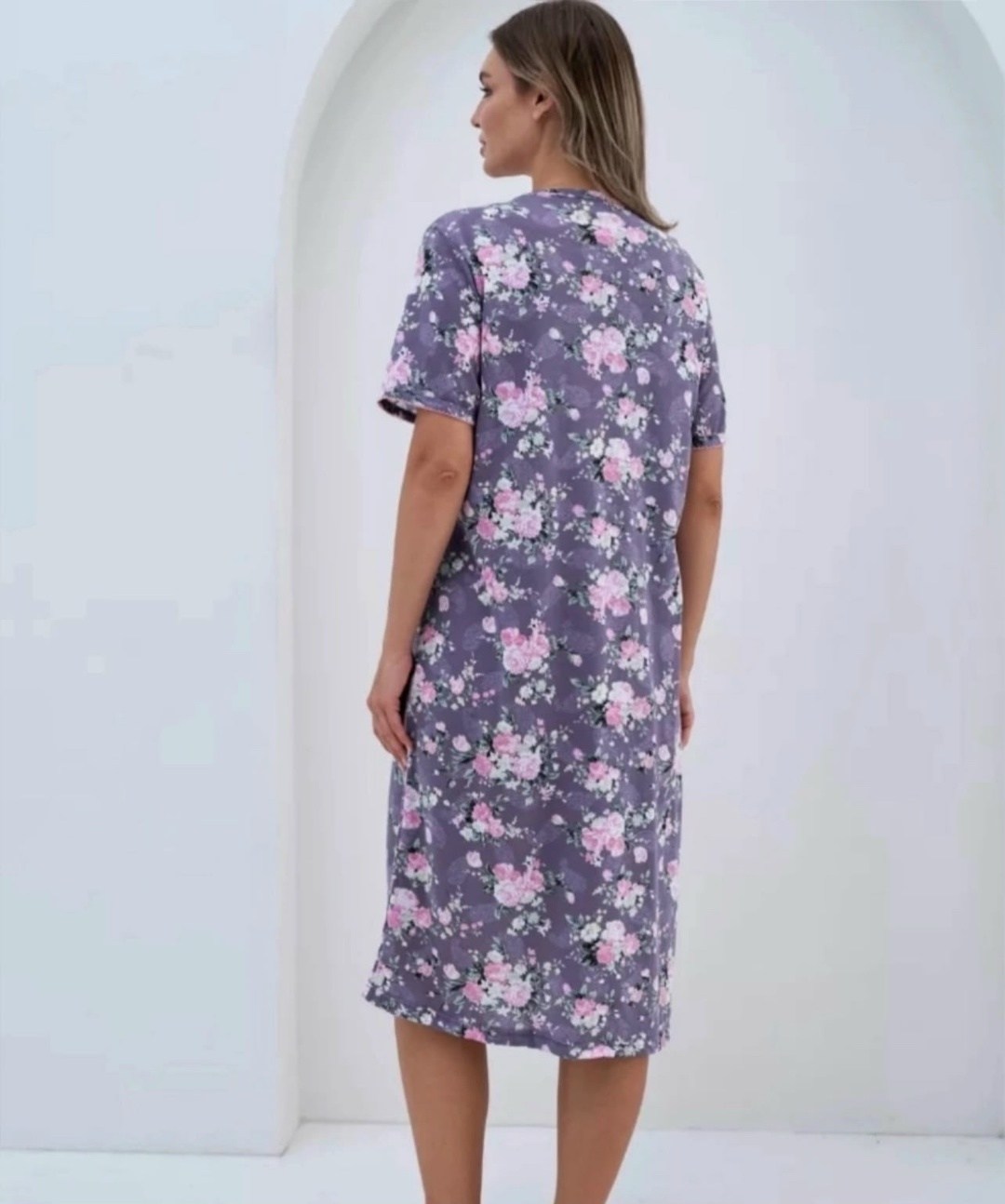 ночная сорочка трикотажная хлопок mironia,ночная сорочка трикотажная хлопок,ночная сорочка женская,ночная сорочка женская хлопок,ночная сорочка домашняя одежда