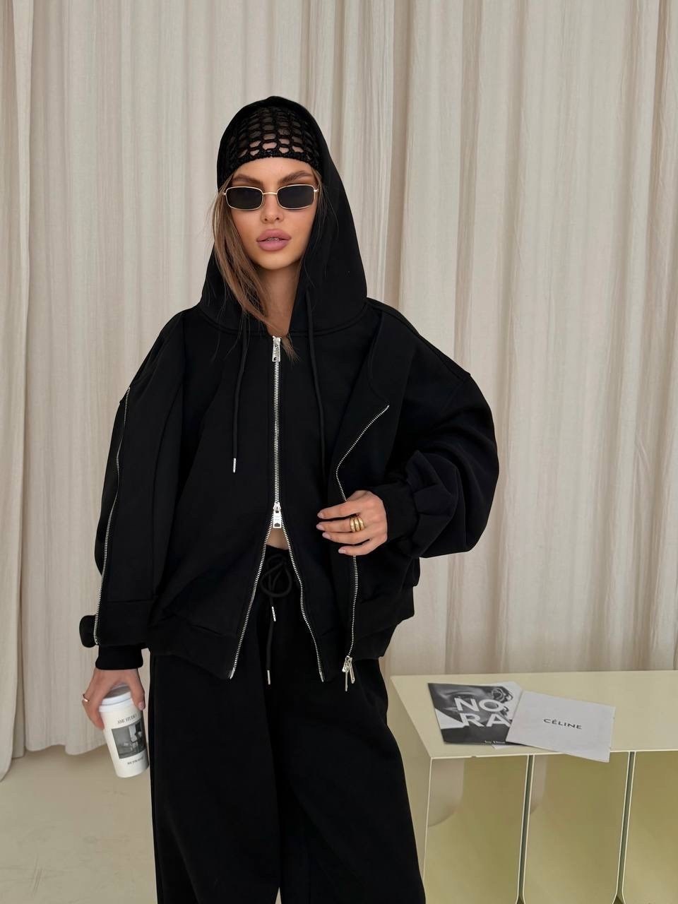 толстовка спортивная теплая на молнии fashion_ellie,костюм женский,толстовка флис,толстовка женская,спортивный костюм