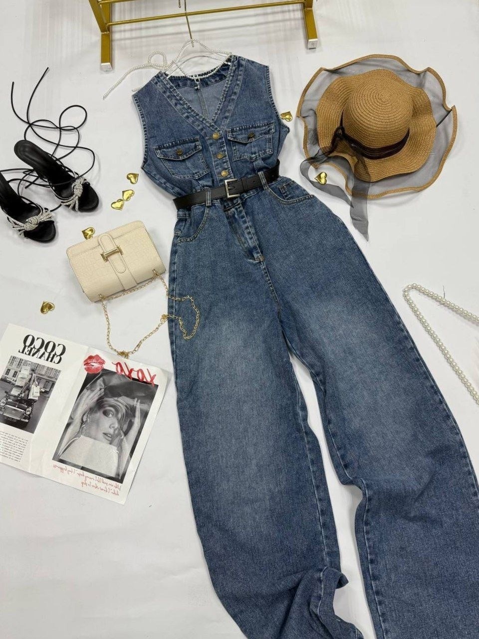 женский джинсовый комбинезон,джинсовый комбинезон,комбинезон джинс,джинсовый слитный комбинезон женский,женские комбинезоны