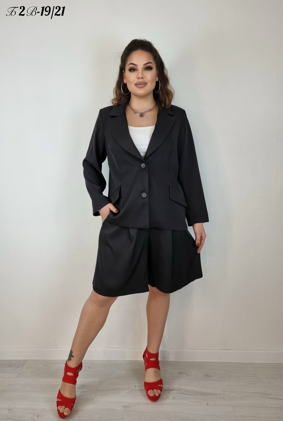модные костюмы,жакет,костюм dilanavip 2055-р черный,женские жакеты,деловой женский костюм