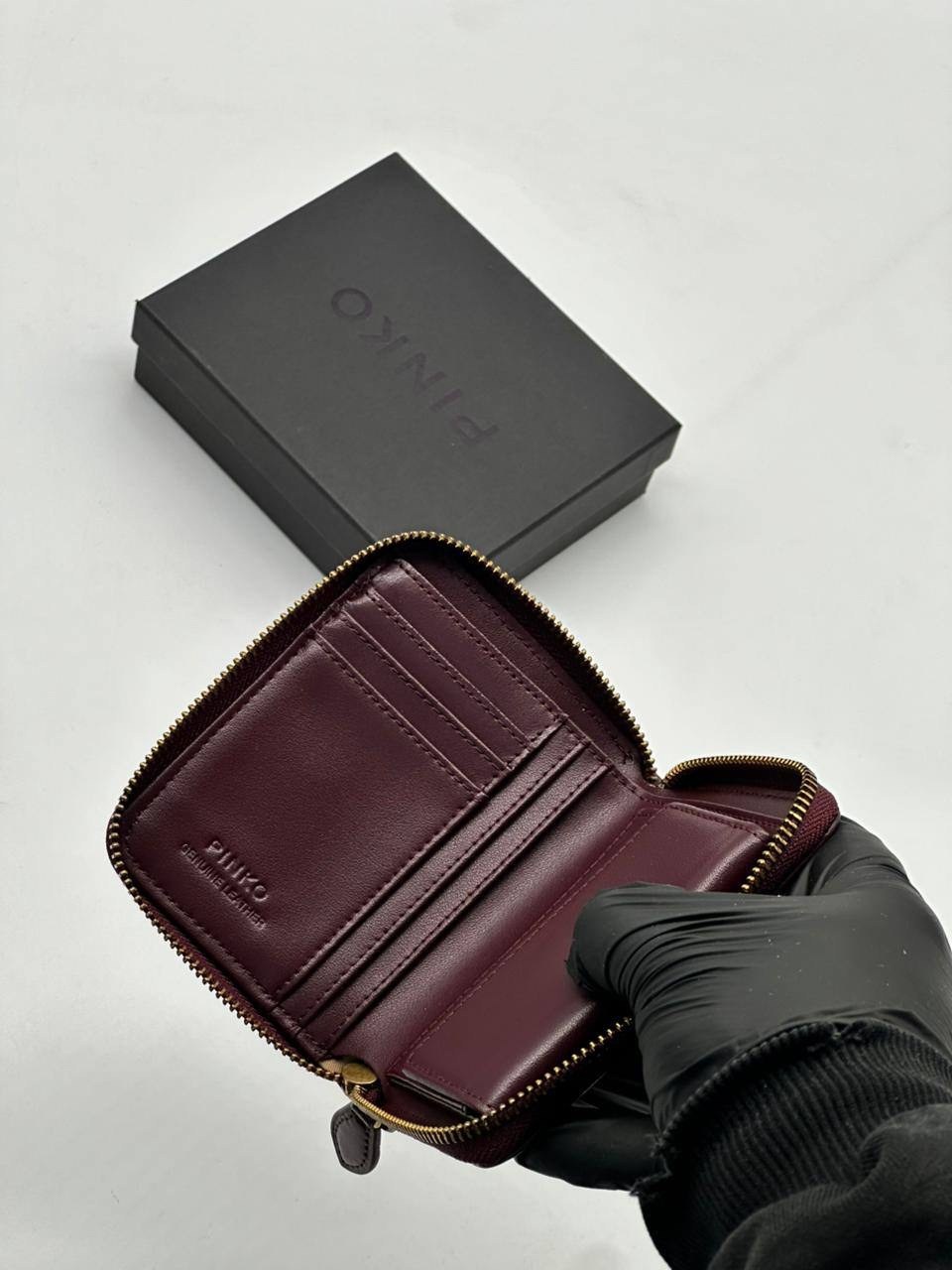 кошелек pinko,кожаный кошелек pinko,женские кошельки,чёрный кошелёк pinko,кошелек пинко женский