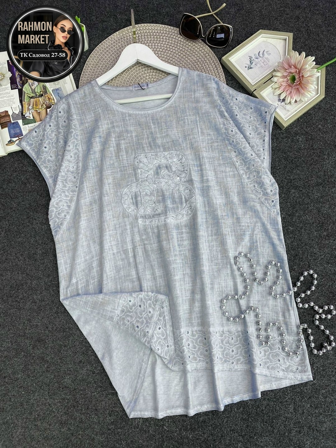 женская футболка,кофта женская,белая женская футболка,футболка со стразами,футболка оверсайз со стразам