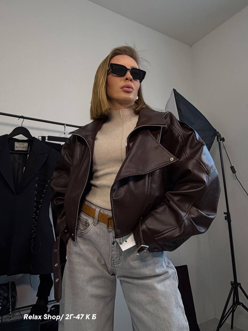косуха кожаная куртка оверсайз saint shine,женская куртка кожаная оверсайз короткая okssana firsanova,женская куртка кожаная оверсайз короткая oksana firsanova,куртка кожаная женская,косуха куртка кож