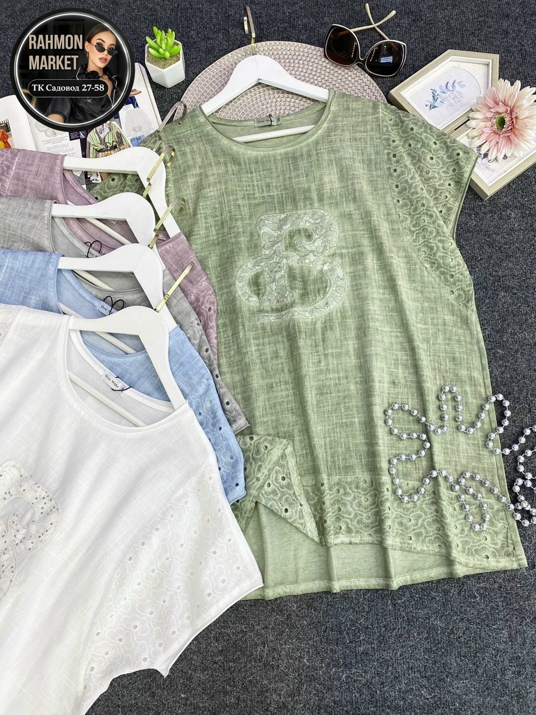 женская футболка,кофта женская,белая женская футболка,футболка со стразами,футболка оверсайз со стразам