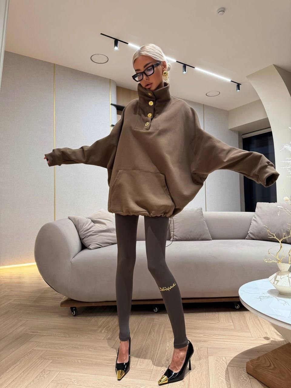 худи оверсайз,свитшот женская,бежевый свитшот,худи женская оверсайз,женская кофта оверсайз