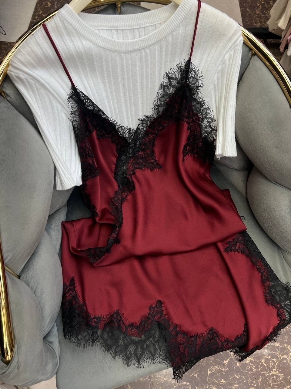 майка с кружевами,топ с кружевом,белье кружевное,топ в бельевом стиле,пижама с кружевом