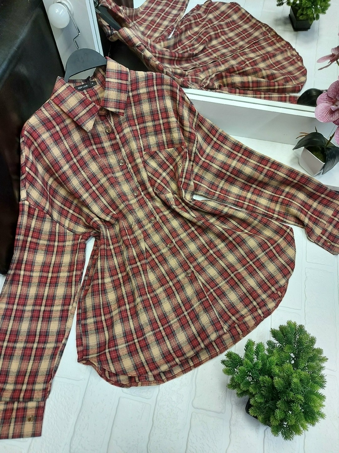 ткань фуле теплый хлопок коричневая клетка,клетчатая ткань,ткань в клетку,ткань шелк в клетку,рубашка клетчатая